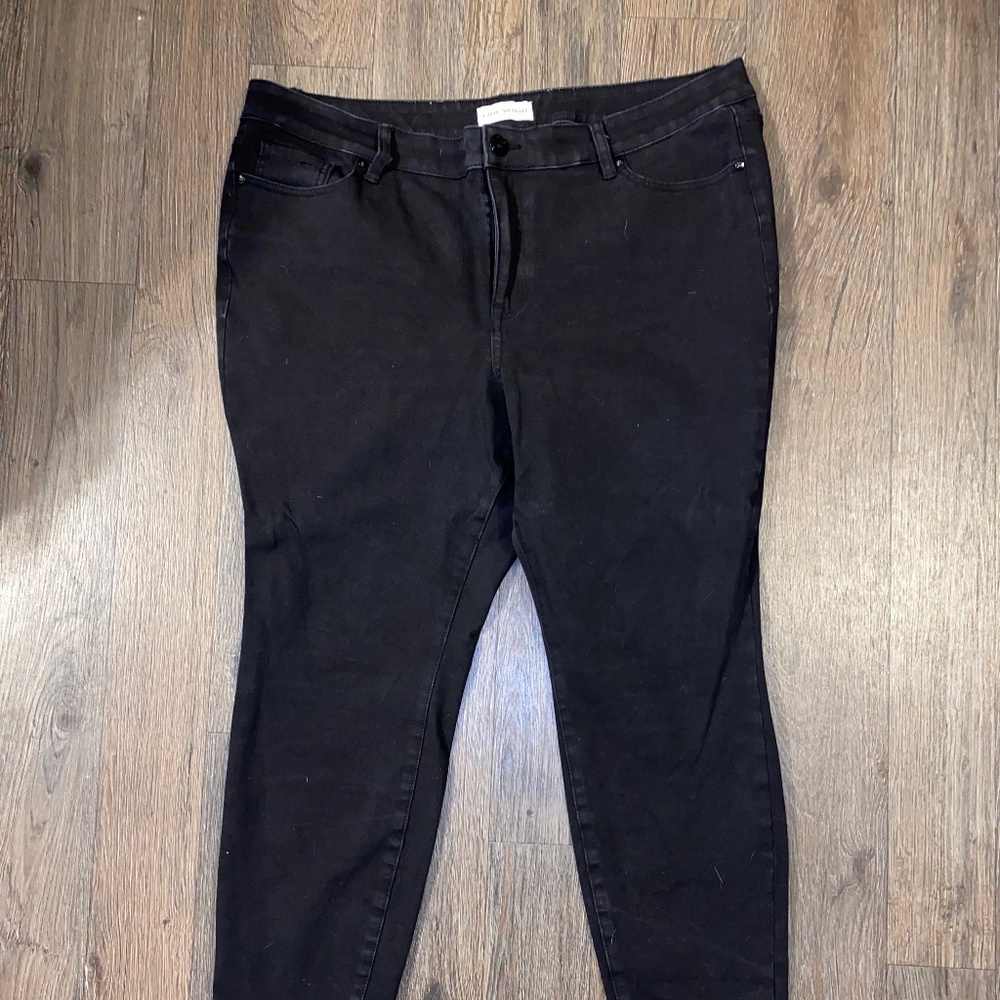 Lane Bryant size 20 black denim jeans